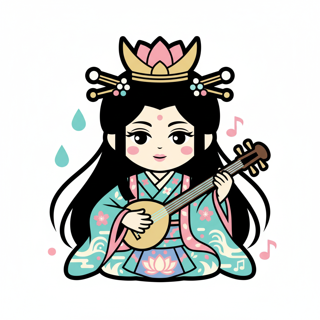 ISFP × 雙子 archetype: Benzaiten (Saraswati)